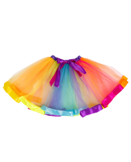 Gonna Arcobaleno In Tulle L.Cm.40 Ca. T.U. In Busta Con Cavallotto