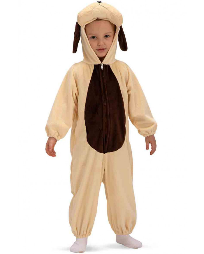Fleece jumpsuit with hood for children , ideal for Carnival