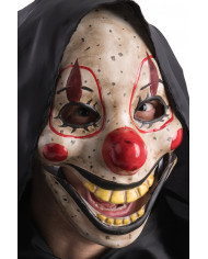 Plastic mask with mobile mandible with the appearance of a Plastic mask with mobile mandible with the appearance of a