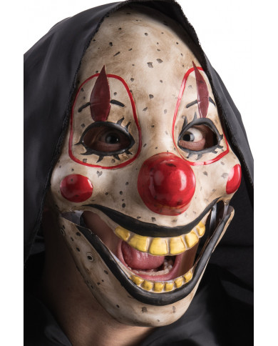 Plastic mask with mobile mandible with the appearance of a Plastic mask with mobile mandible with the appearance of a