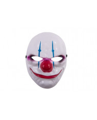 Plastic clown mask, no one will recognize you behind this evil