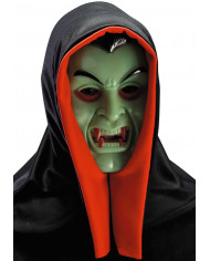 Vampire Hard Pvc Mask G.I.D. W/Hood W/Header