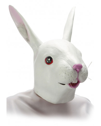 Hasenmaske aus Latex in Beutel mit Aufhänger Hasenmaske aus Latex in Beutel mit Aufhänger