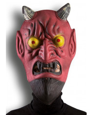 Masque diable de taille grande en EVA, hauteur 40 cm environ avec Masque diable de taille grande en EVA, hauteur 40 cm environ avec