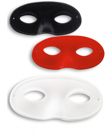 Demi-masque de daim de taille moyenne couleurs assorties avec