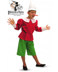 Costume Pinocchio (cappello, naso, casacca, pantalone) Prodotto