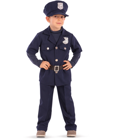 Costume Poliziotto In Busta C/Gancio