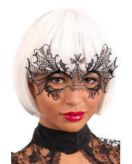 Elegant black metal mask decorated with rhinestones. Ideal for Elegant black metal mask decorated with rhinestones. Ideal for