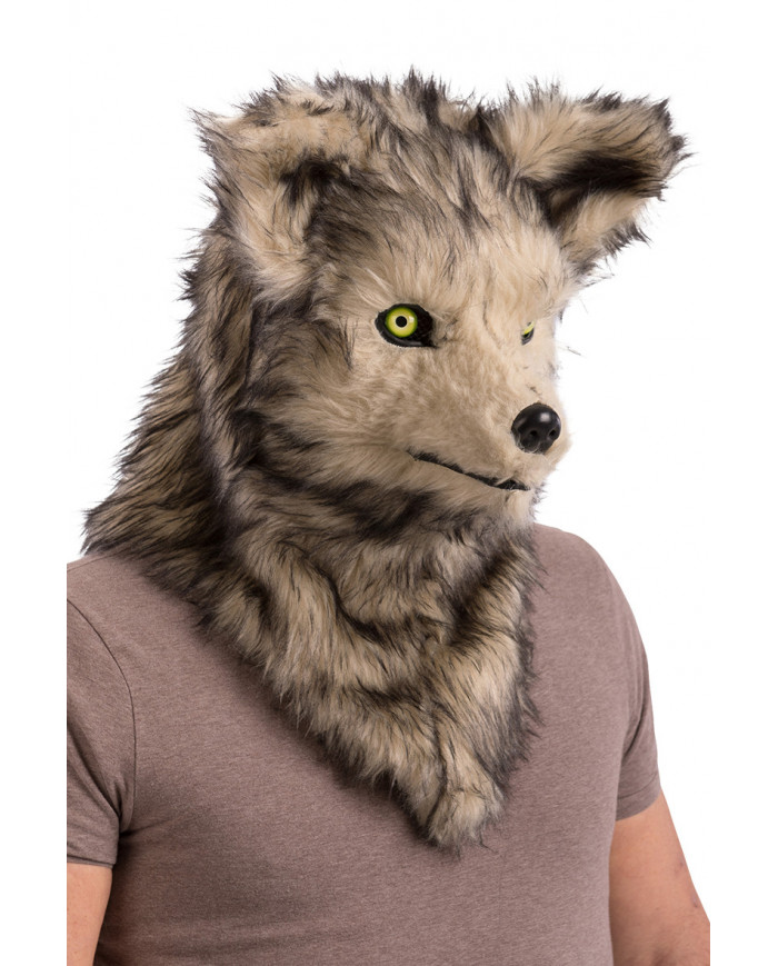 moving wolf mask