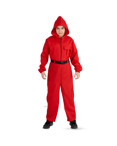 Costume Tuta Rossa Il Calamaro Unisex In Busta C/Gancio