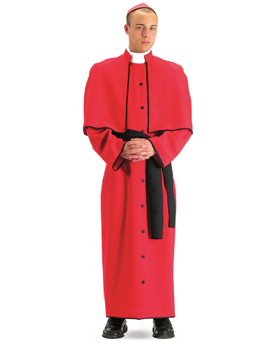 Cardinal costume in bag w/hook