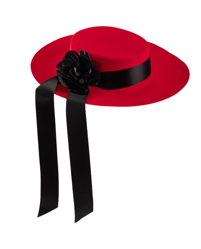 Chapeau espagnole de daim (taille 54) avec étiquette volante / étiquette