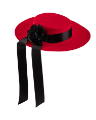 Chapeau espagnole de daim (taille 54) avec étiquette volante / étiquette