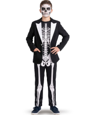 Lord skeleton costume in bag w/hook