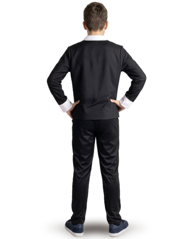 Costume scheletro lord in busta con gancio