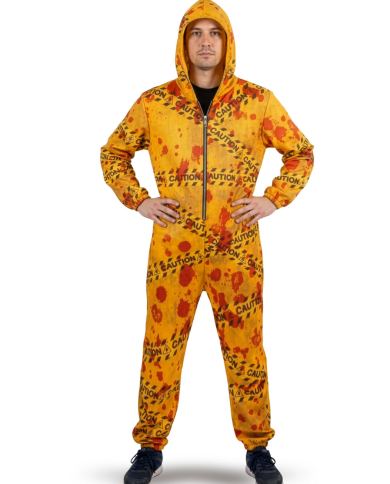 Horror costume w/hood in bag w/hook