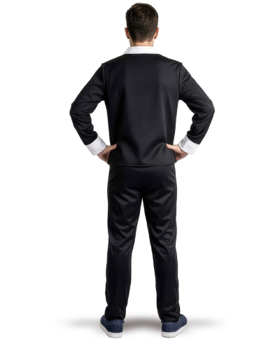 Costume scheletro lord in busta con gancio