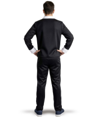 Costume scheletro lord in busta con gancio