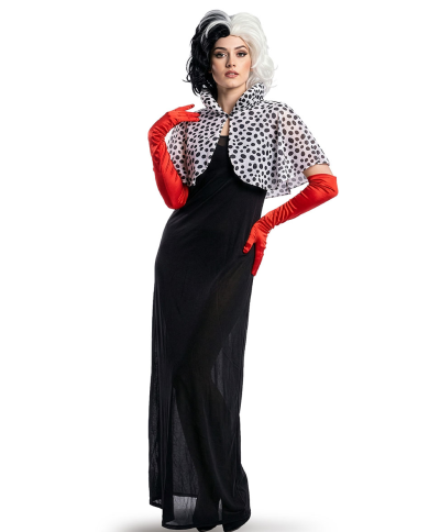 Costume Crudelia in busta con gancio