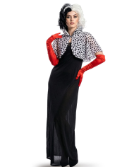 Costume Crudelia in busta con gancio