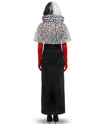 Cruella costume in bag w/hook