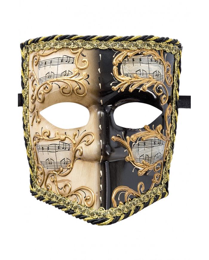 Plastic bautta mask, is a classic of the Venice Carnival. White