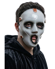 Zombiemaske aus Kunststoff mit Aufhänger