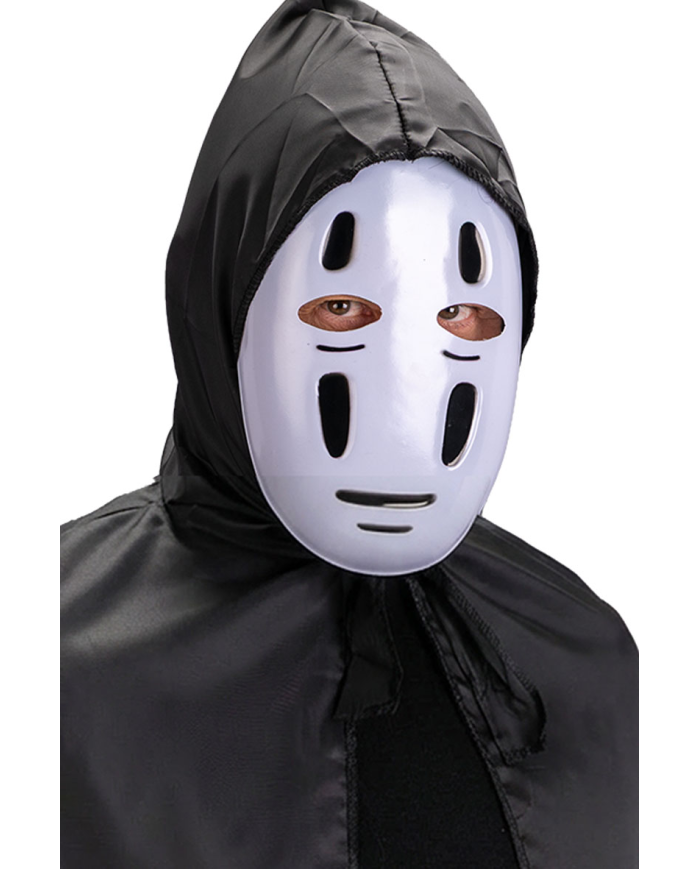 Masque esprit sans visage en plastique avec carte d’en-tête