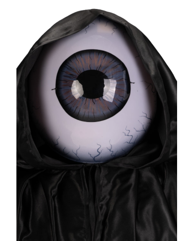 Maschera occhio gigante in plastica con cavallotto