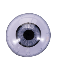 Maschera occhio gigante in plastica con cavallotto