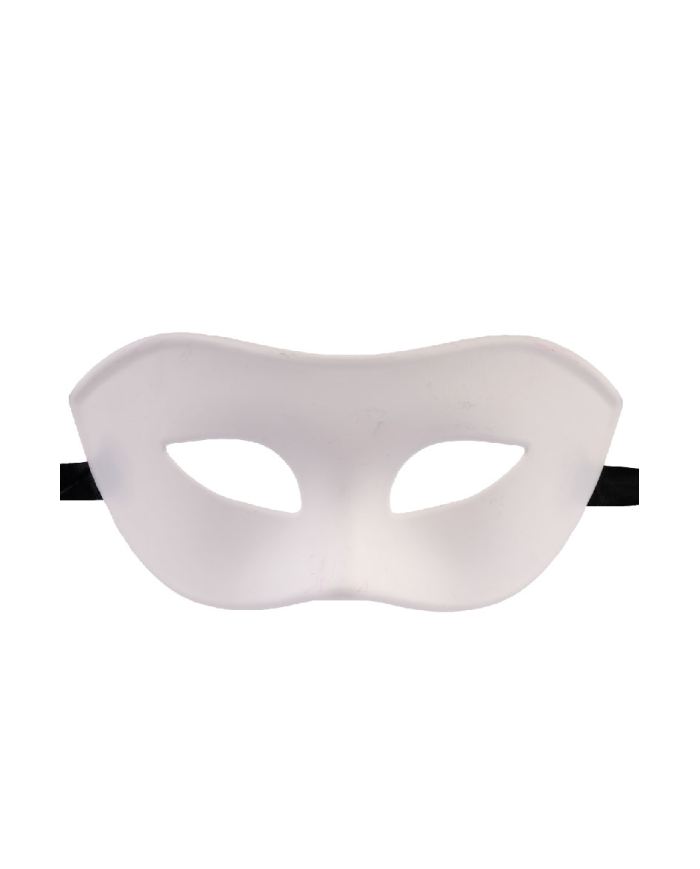 Domino bianco in plastica su cartoncino