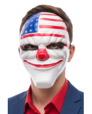 States-Maske aus Kunststoff mit Aufhänger