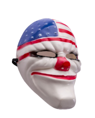 States mask in plastic with header