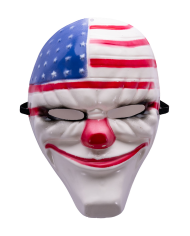 States mask in plastic with header