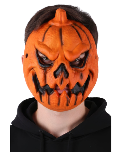 Kürbismaske aus EVA-Schaum mit Aufhänger