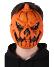 Máscara de calabaza de espuma EVA con solapa de cartón