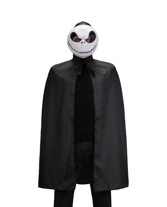 Set maschera Nbxmas e mantello con cappuccio in busta con cavallotto