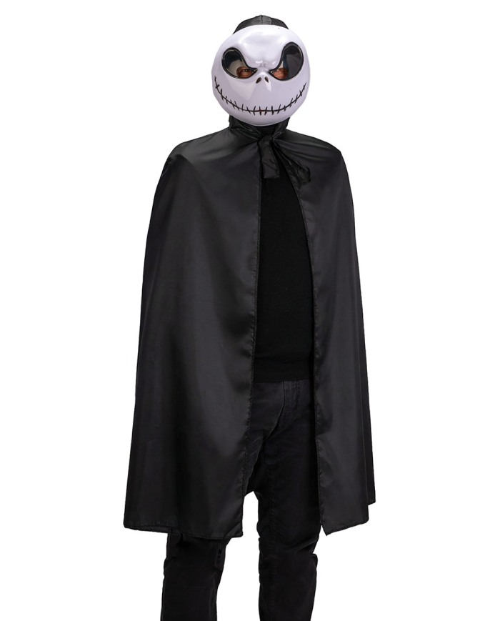 Set maschera Nbxmas e mantello con cappuccio in busta con cavallotto