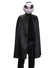 Nbxmas set with plastic mask and cape with hood in pbh