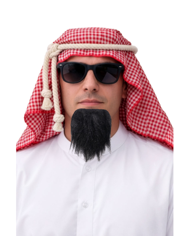 Sheick disguise set (headpiece, beard, glasses) in bag