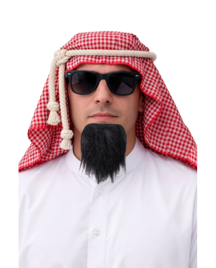 Sheick disguise set (headpiece, beard, glasses) in bag