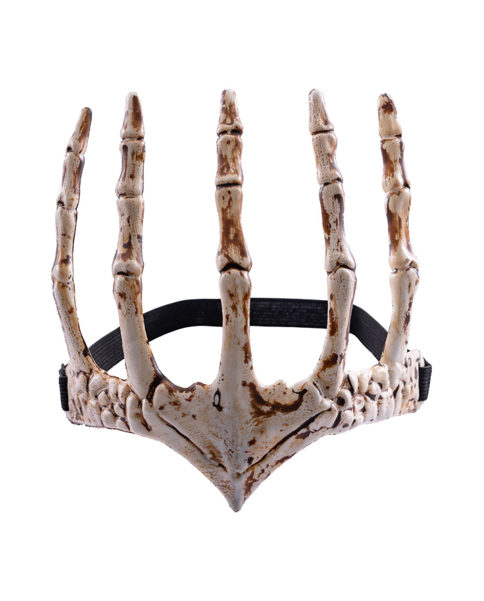 Skeleton hand tiara in plastic on card