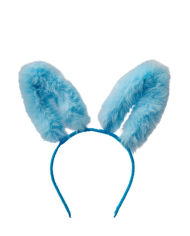 Light blue headband in soft plus on card