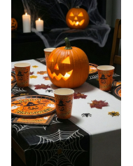 6 gobelets en papier Happy Halloween dans un sachet