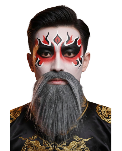 Greying moustaches and beard in pbh