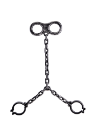 Catena carcerato in plastica l.cm.105 ca. con cartellino/etichetta