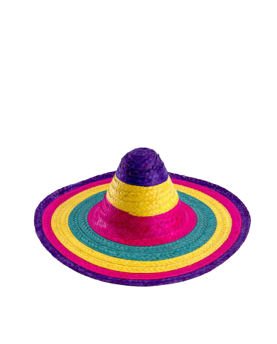 Multicolor sombrero diam. cm.50 with label