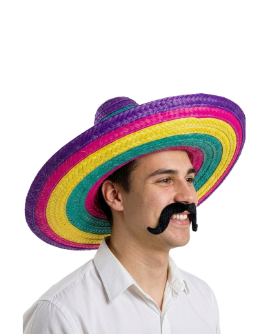 Multicolor sombrero diam. cm.50 with label