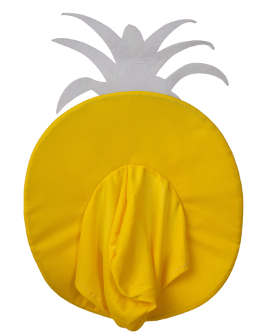 Gorro piña de tela con etiqueta colgante/etiqueta