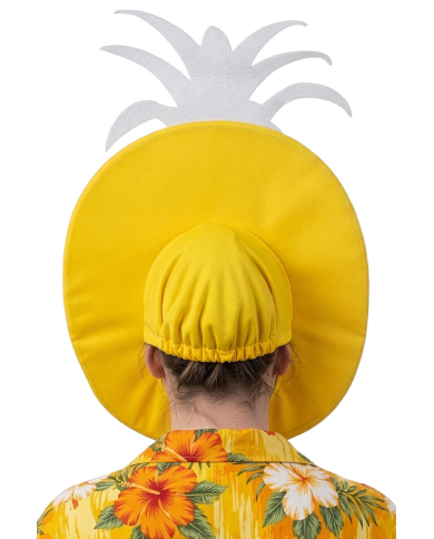 Gorro piña de tela con etiqueta colgante/etiqueta